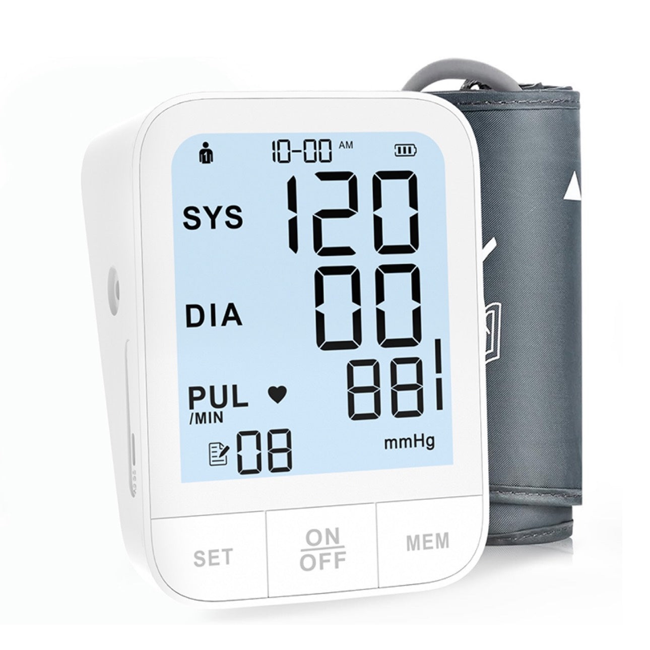 Ziqing Blood Pressure Monitor Bp Meter Home Clinic Use Voice Broadcast Sphygmomanometer Smart Upper Arm Blood Pressure Monitor