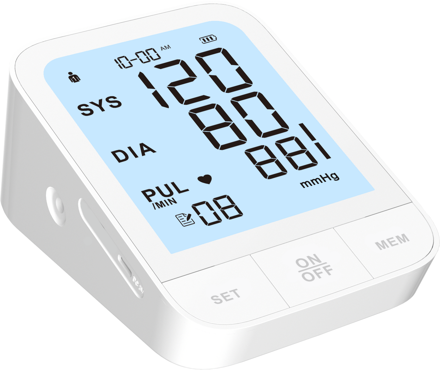 Ziqing Blood Pressure Monitor Bp Meter Home Clinic Use Voice Broadcast Sphygmomanometer Smart Upper Arm Blood Pressure Monitor