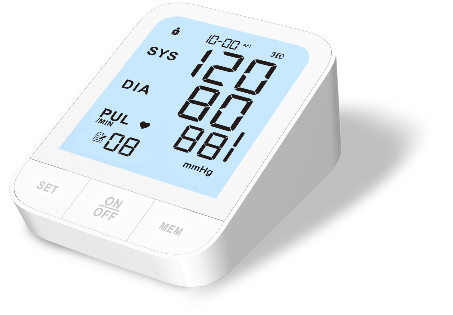 Ziqing Blood Pressure Monitor Bp Meter Home Clinic Use Voice Broadcast Sphygmomanometer Smart Upper Arm Blood Pressure Monitor