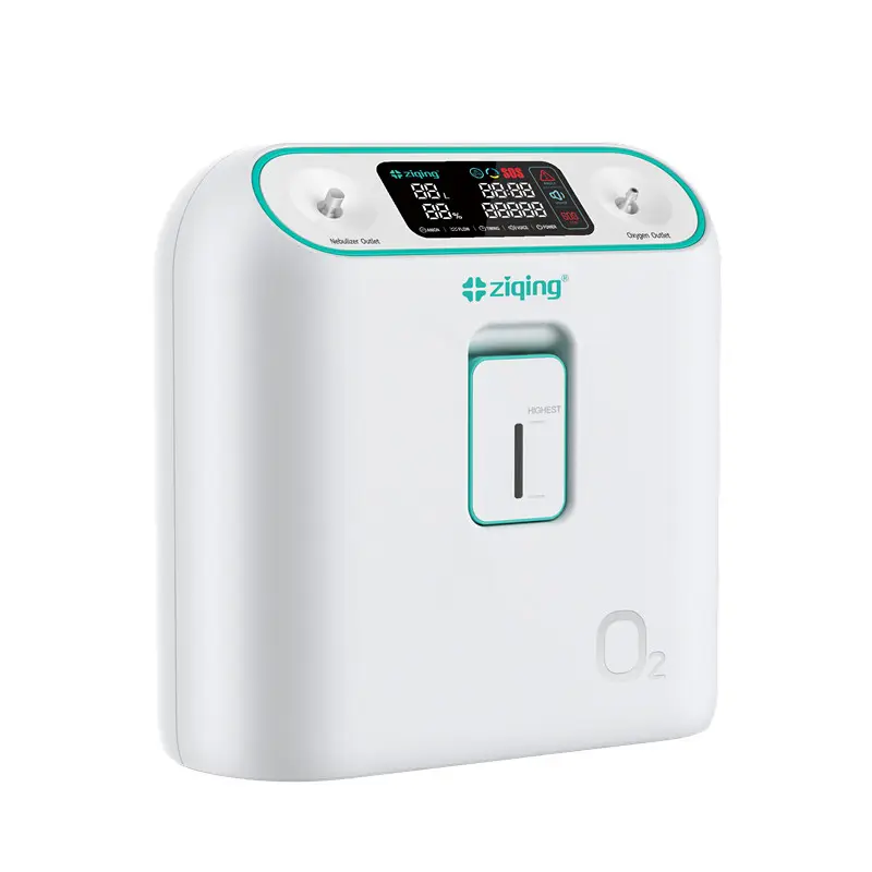 Ziqing ZY-01 Oxygen Concentrator With Nebulizer Adjustable 1L-8L 93% High Concentration Oxygen Generator Low Noise