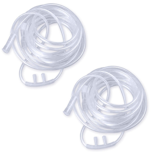 Nasal Cannula for Oxygen Concentrator, 6.6ft Oxygen Tubing Reusable Soft(Pack of 2)