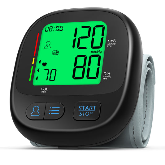 Digital Wrist Blood Pressure Monitor with LCD Display FC-BP210