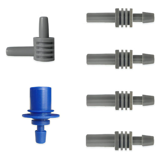 Replacement Blood Pressure Cuff Connectors Adapter, 6 Different Types of Connectors are Compatible with Almost All Bp Monitors
