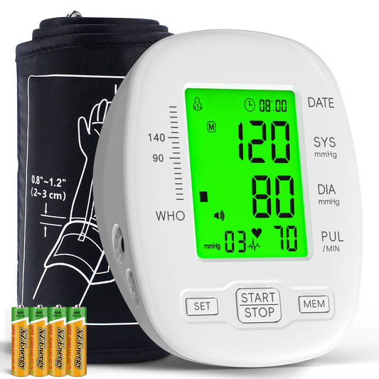 Home Use Tensiometer Digital BP Monitor Upper Arm Blood Pressure Monitor B01D