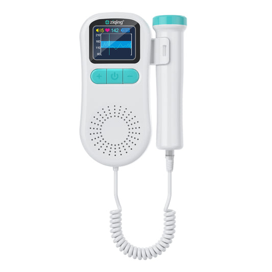 Ziqing bebé frecuencia cardíaca embarazo latido máquina ultrasonido fetal Doppler Monitor