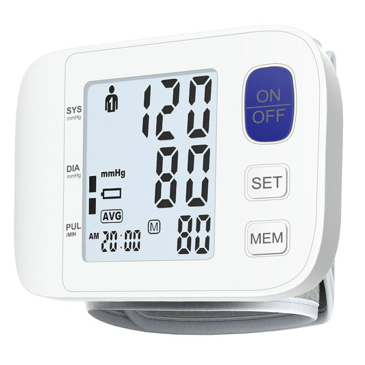 Blood Pressure Meter Home Use Clinic Adjustable Volume Sphygmomanometer Smart Wrist Blood Pressure Monitor