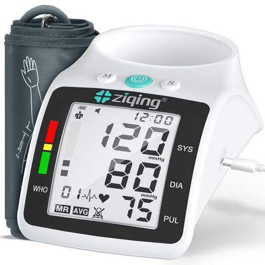 Household digital upper arm blood pressure monitor sphygmomanometer medical equipment
