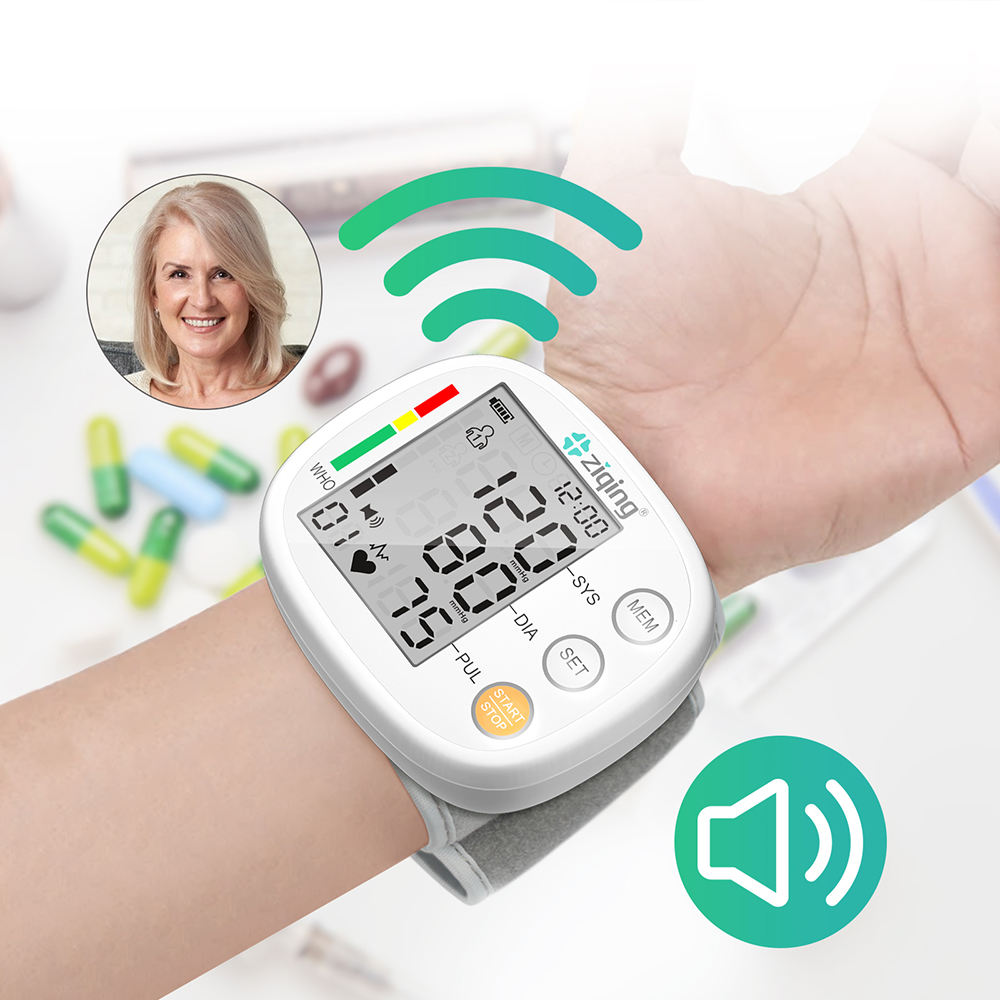 Household Medical Devices Provider Sphygmomanometer Smart Wrist Blood Pressure Monitor