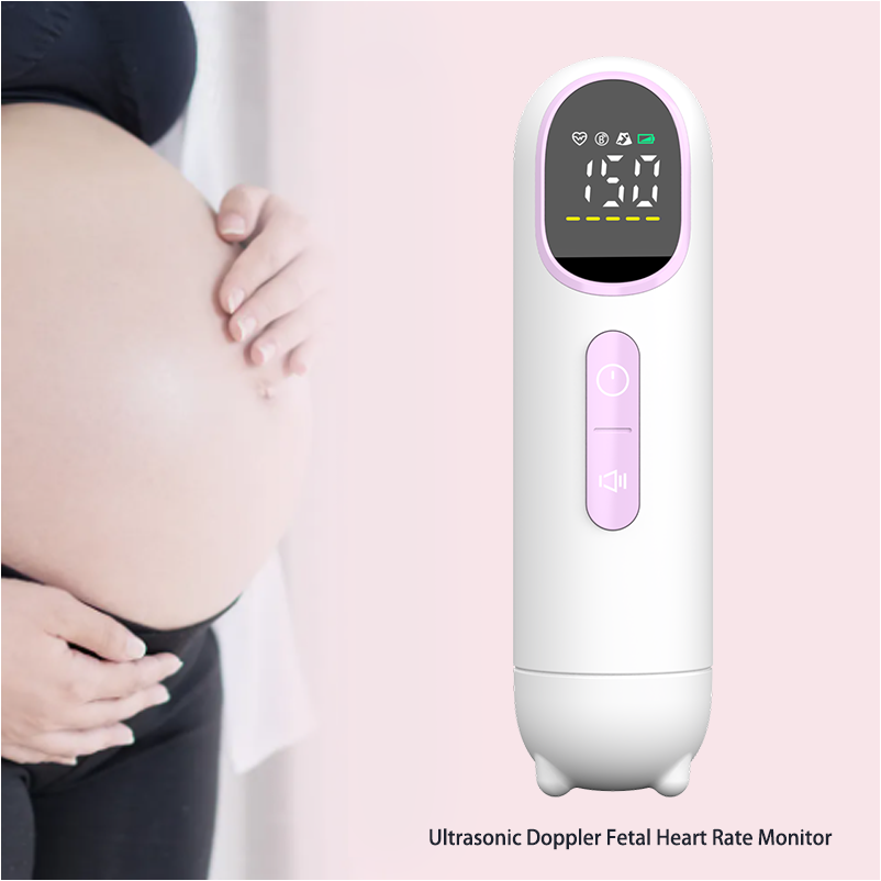 Smart Fetal Heart Monitor Baby Fetal Doppler Heartbeat Monitor Accurate and Easy-to-Use Baby Heartbeat Monitor