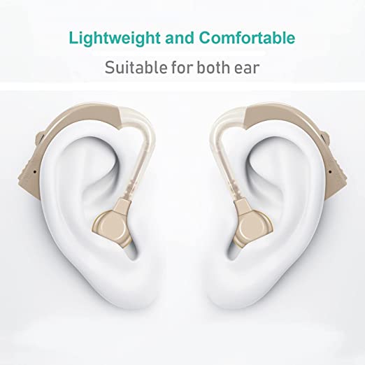 ZIQING Audífonos para Personas Mayores, Amplificadores Auditivos Cómoda Pérdida Auditiva Invisible Asistente Digital para La Audición del Oído