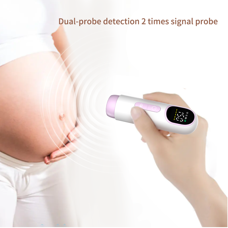 Smart Fetal Heart Monitor Baby Fetal Doppler Heartbeat Monitor Accurate and Easy-to-Use Baby Heartbeat Monitor