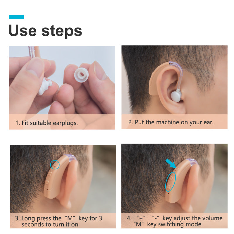 Digital High Power Hearing Aids Professional Rechargeable Bluetooth Hearing Aids for Deafness and Loss hearing