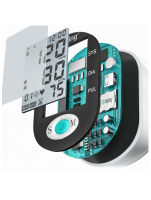 XB-04 Monitores de presión arterial, monitor de presión arterial - Máquina de presión arterial Monitor de presión arterial de manguito grande en la parte superior del brazo