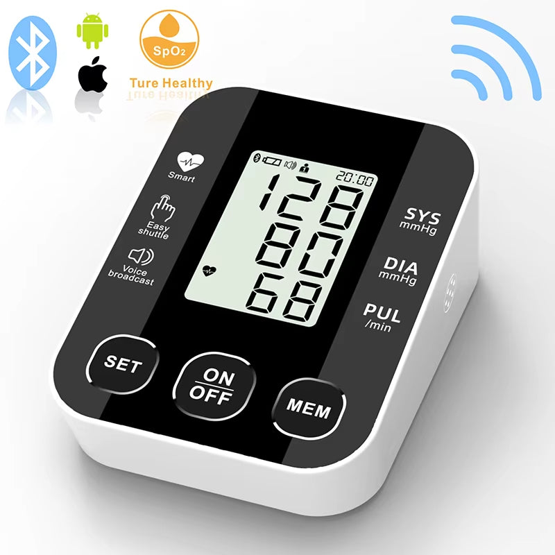 Upper Arm Blood Pressure Monitor – Automatic, Digital, Accurate Reading, LCD Display, Blood Pressure Meter