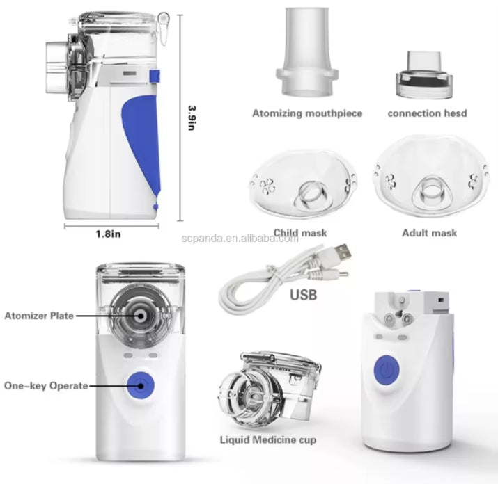 Clearance Sale: Portable Medical Nebulizer Mini Handheld Mesh Nebulizer IMDK